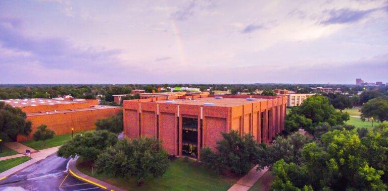Photo of Richardson Library on the HSU campus.