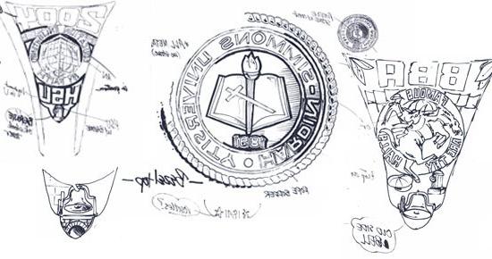 HSU class ring design sketches